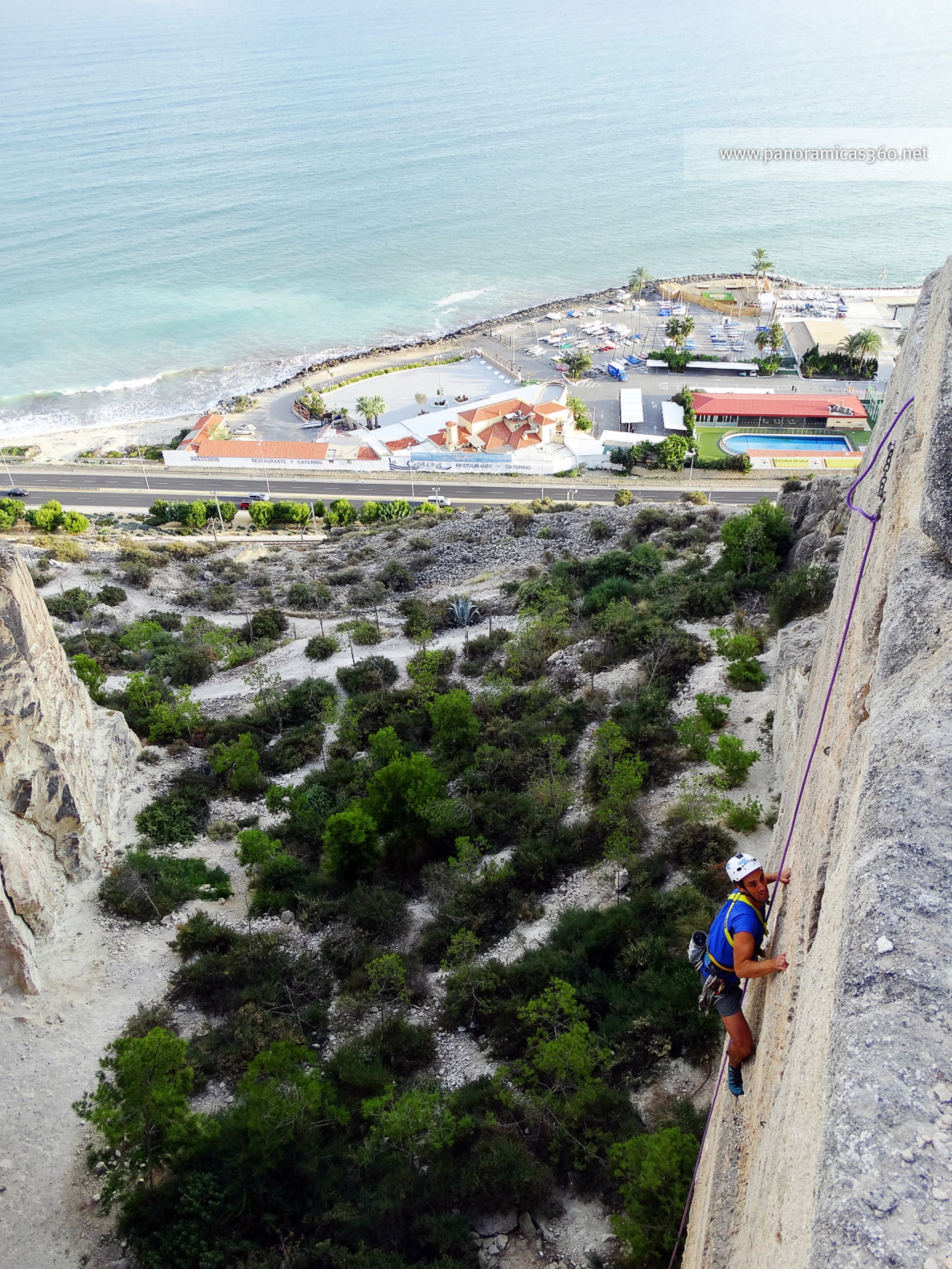 Iniciación a escalada en Serra Grossa Alicante